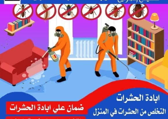 ابادة الحشرات المنزلية